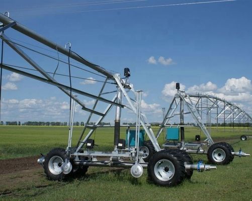 2023 Lateral Move Irrigation High Rigidity 3800 KG Central Pivot Irrigation System for Automatic Engines