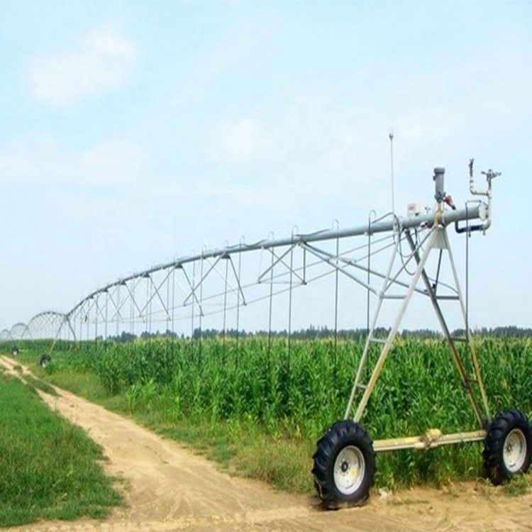2023 Lateral Move Irrigation High Rigidity 3800 KG Central Pivot Irrigation System for Automatic Engines